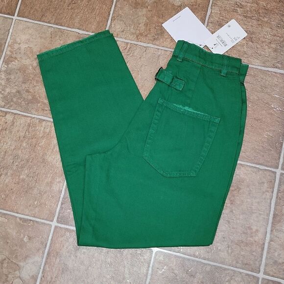 New Free People x Sandrine Rose Pleated Front High Rise Wide Pants Size 25 - Picture 3 of 10